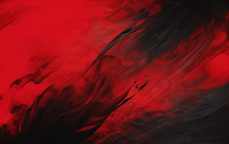Red and black brush stroke banner backgroundの素材