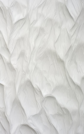 White crinkled paper textureの素材