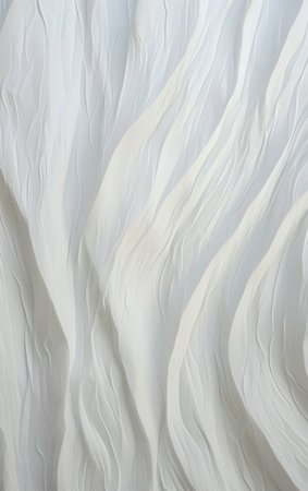 White crinkled paper textureの素材