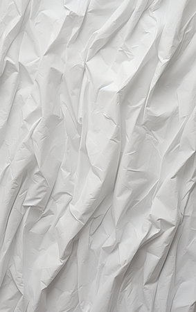 White crinkled paper textureの素材