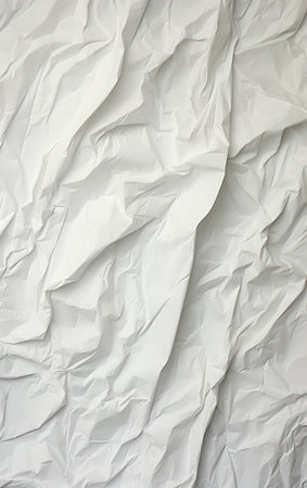 White crinkled paper textureの素材