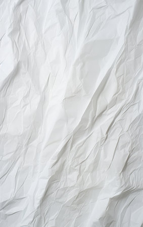 White crinkled paper textureの素材