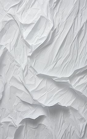 White crinkled paper textureの素材