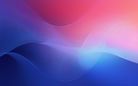 Gradient abstract style wireframe backgroundの素材