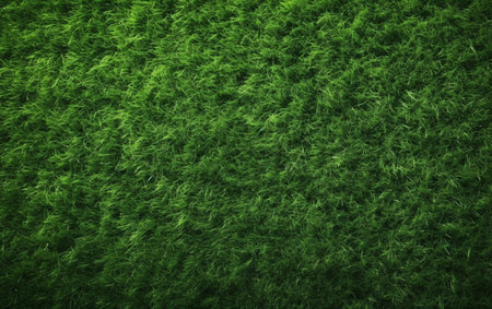 Top view artificial grass soccer field background textureの素材
