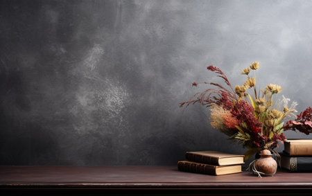Education day arrangement on a table with copy spaceの素材