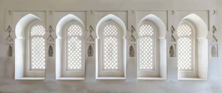 Ramadan Kareem background illustrationsの素材