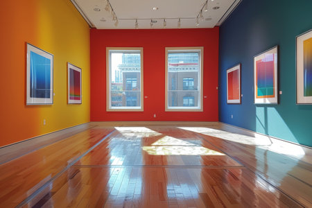 modern art galleryの素材