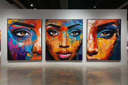 modern art galleryの素材