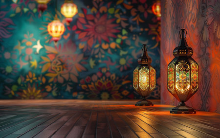 Ramadan Kareem background illustrationsの素材