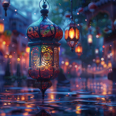 Ramadan Kareem background illustrationsの素材