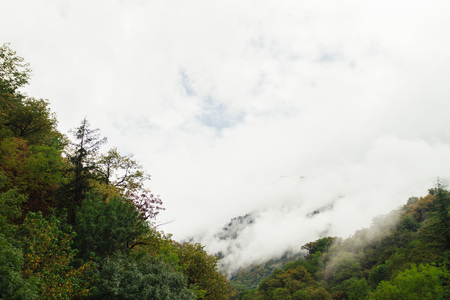 Clouds in the Mountainsの写真素材