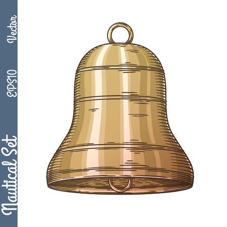 Items on the marine theme. Hand drawn elements.のイラスト素材