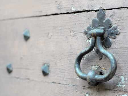 Knocker doorの写真素材