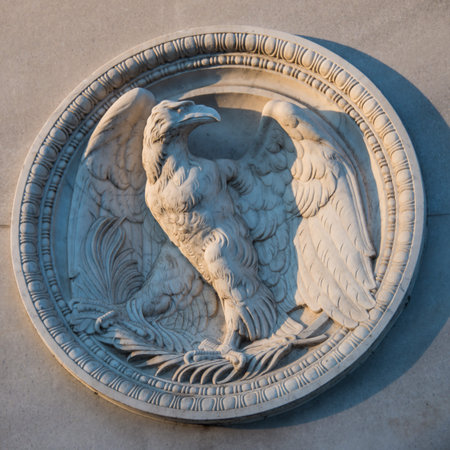 German Eagle stone emblem