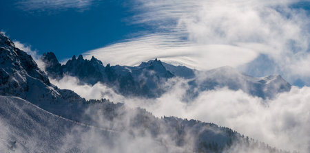 Chamonix snow Mont blanc landscape
