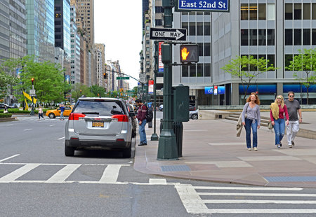 East 52nd Street. New york city