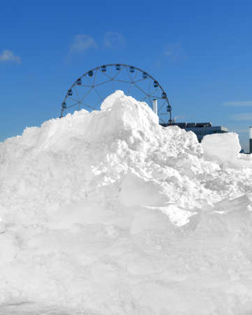 Moscow covered with snow. Russiaの写真素材