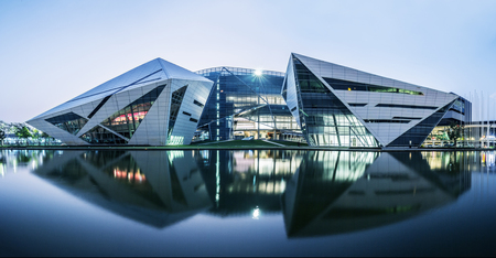 Bangkok , Thailand - February 22, 2016: BU Diamond Building of Bangkok University (Rangsit College). It is the symbol of creativity. Also a place where photographers like to take picture of.のeditorial素材