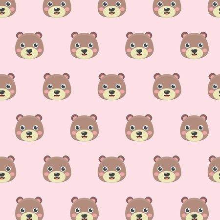 Pattern with Teddy bears.のイラスト素材