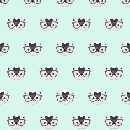 Skunk pattern.のイラスト素材