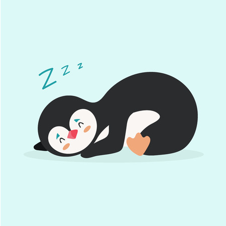 Vector illustration of a penguin.のイラスト素材