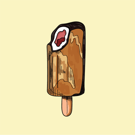 Vector of a Popsicle.のイラスト素材