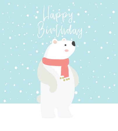 Greeting card with animals vector illustration.
のイラスト素材