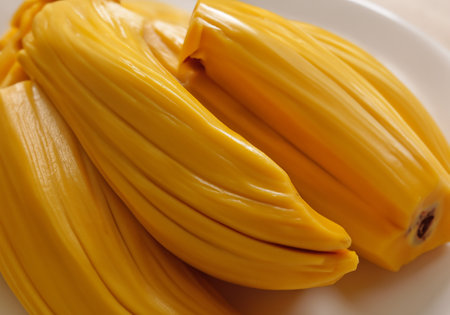 Close up jackfruit, tropical fruitの素材