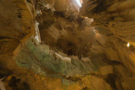 Chiang Dao Cave in Thailand. Chiang Dao Cave, Chiang Mai Province, Thailandの写真素材