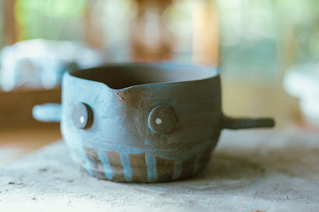 The process of creating pottery.の写真素材