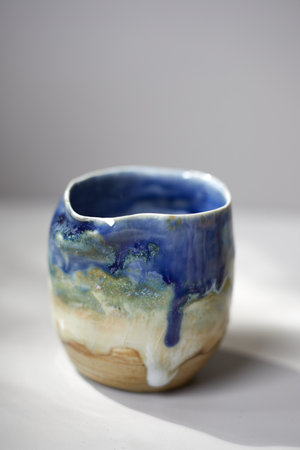 Set of Ceramic, stylish tableware, table decor and food menu concept.の写真素材
