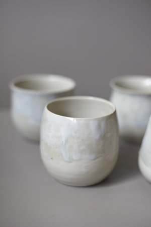 Set of Ceramic, stylish tableware, table decor and food menu concept.の写真素材