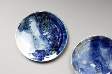 Set of Ceramic, stylish tableware, table decor and food menu concept.の写真素材