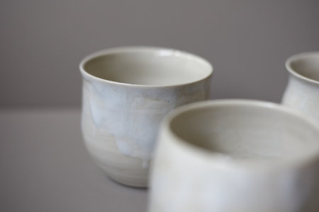 Set of Ceramic, stylish tableware, table decor and food menu concept.の写真素材