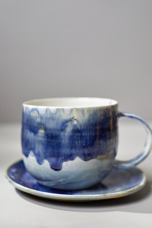 Set of Ceramic, stylish tableware, table decor and food menu concept.の写真素材