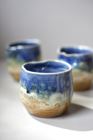 Set of Ceramic, stylish tableware, table decor and food menu concept.の写真素材
