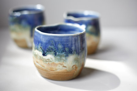 Set of Ceramic, stylish tableware, table decor and food menu concept.の写真素材