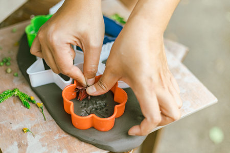 Ceramic workshop. The process of creating pottery.Â 