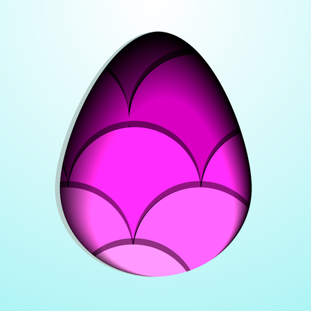 colorful Easter eggs vector setのイラスト素材
