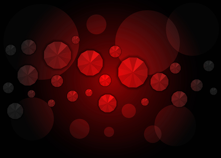 Dark red low poly template. An elegant bright illustration with gradient. A completely new template for your business design.のイラスト素材