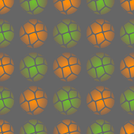 Seamless pattern with color grunge circles. Ball print. Vector illustration 10 epsのイラスト素材