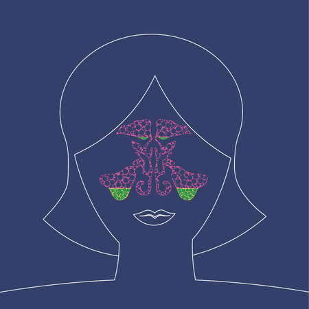 maxillary sinus inflammation medical illustration. sinusitis disease, vector nose illustration, sinus anatomy, human respiratory system 10 epsのイラスト素材