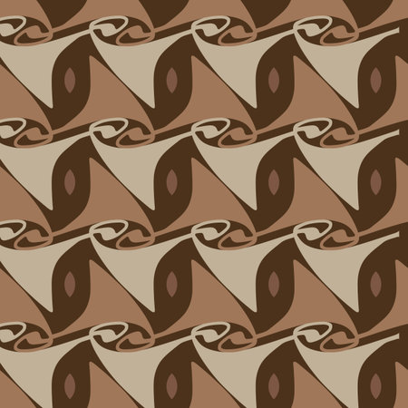 Seamless vector pattern in Art Nouveau style 10 eps