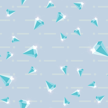 Vector seamless retro pattern, with diamonds. Can be used for wallpaper, pattern fills, web page background,surface texturesのイラスト素材