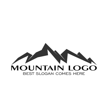 Mountain logo design.のイラスト素材