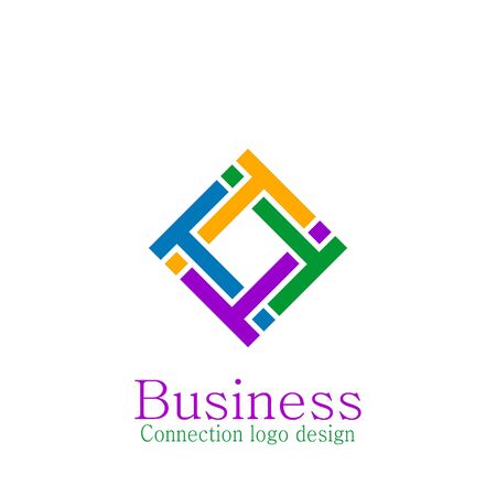 Square graphic design, Business logo design, letter T logo.のイラスト素材