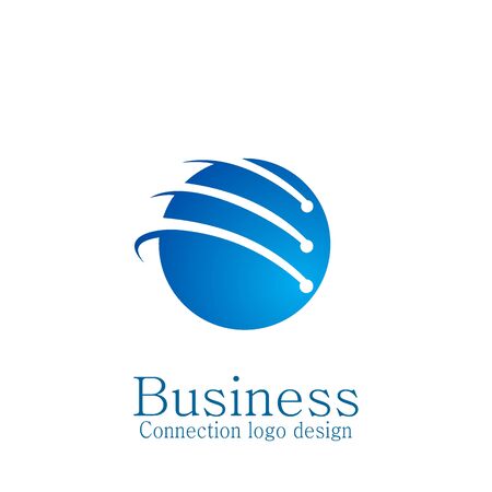 Tech logo, global logo design.のイラスト素材