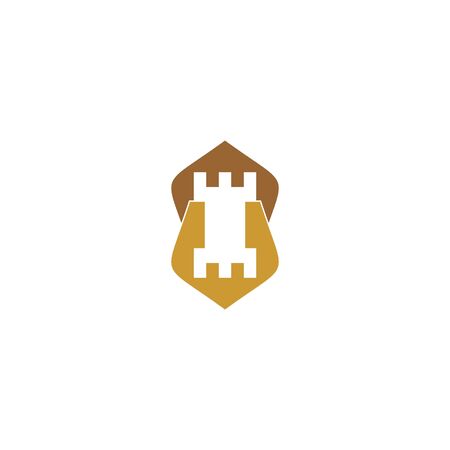 Castle logo vectorのイラスト素材