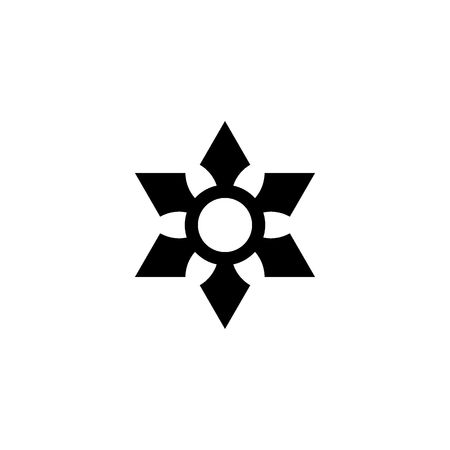 Star arrow logo vector graphic flat design,  tattoo vector.のイラスト素材